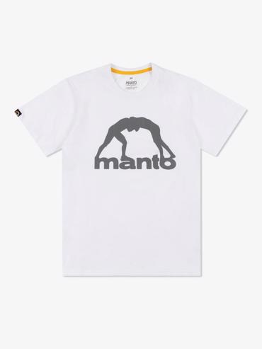 MANTO vibe 25 tshirt-white/grey